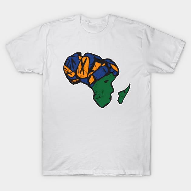 Mother Africa and Child T-Shirt by WigleyAve